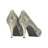 Michael Kors Michael Flex Pythonembossed Open Toe Platform Pump in Animal (jet) - Lyst