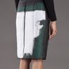 Narciso Rodriguez Aline Skirt in Green - Lyst