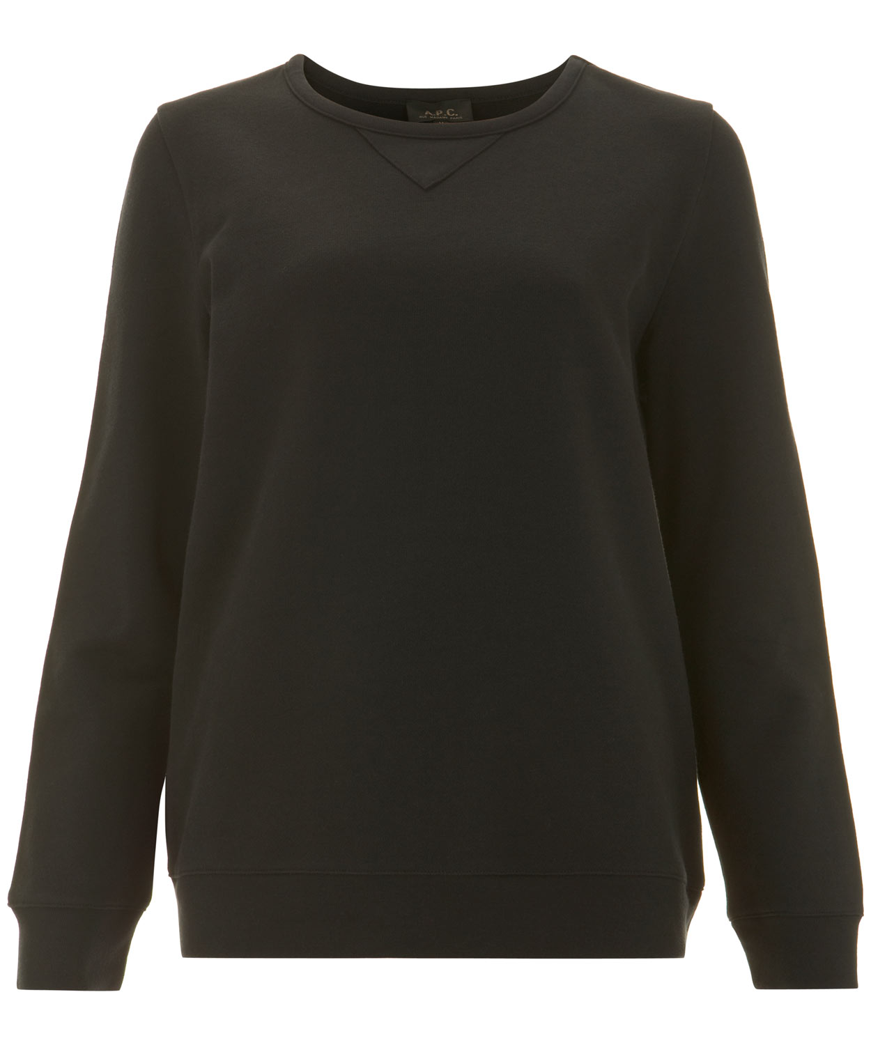 A.p.c. Leather Elbow Patch Jumper in Blue (navy) Lyst