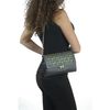 Poupee Couture Woven Cover Clutch in Grey and Neon Yellow in Gray (grey) - Lyst
