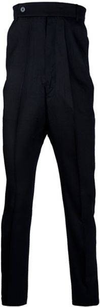 Rick Owens Dropped Crotch Trouser in Black for Men - Lyst