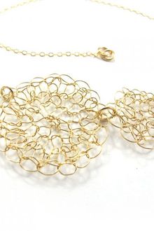 Sari Glassman Ornit Necklace Circle Collection Silver - Lyst