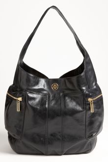 Tory Burch Vintage Moto Large Hobo - Lyst