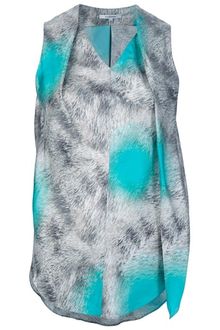 Carven Fur Print Blouse - Lyst