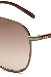 Gucci Gucci Womens Gucci S Aviator Sunglasses - Lyst