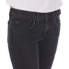 Rag & Bone Skinny Jean with Holes in Black (bone) - Lyst