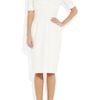 Burberry Stretchtwill Dress in White - Lyst