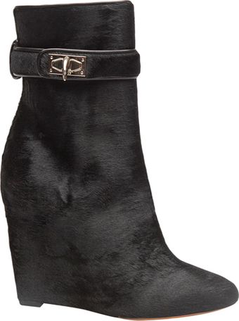 Givenchy Sharlock Calf Hair Wedge Boot - Lyst