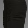 James Perse Ruched Pencil Skirt in Black - Lyst