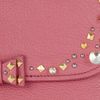 Miu Miu Embellished Leather Shoulder Bag in Pink - Lyst