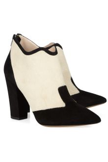 Nicholas Kirkwood Calf Hair and Suede Ankle Boots - Lyst