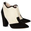 Nicholas Kirkwood Calf Hair and Suede Ankle Boots in Black - Lyst