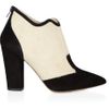 Nicholas Kirkwood Calf Hair and Suede Ankle Boots in Black - Lyst