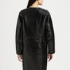 Alexander Wang Hybrid Lacquered Coat in Black - Lyst