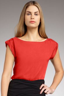 Alice + Olivia Rolledsleeve Top - Lyst