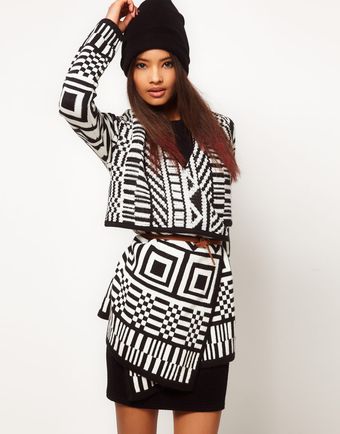 ASOS Collection Blanket Wrap Cardigan - Lyst