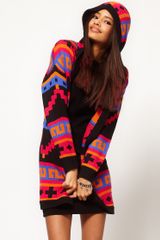 ASOS Collection Pattern Hooded Cardigan