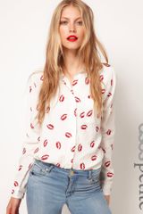Asos Shirt with Lip Print