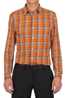 Burberry Brit Checked Cotton Gauze Long Shirt - Lyst