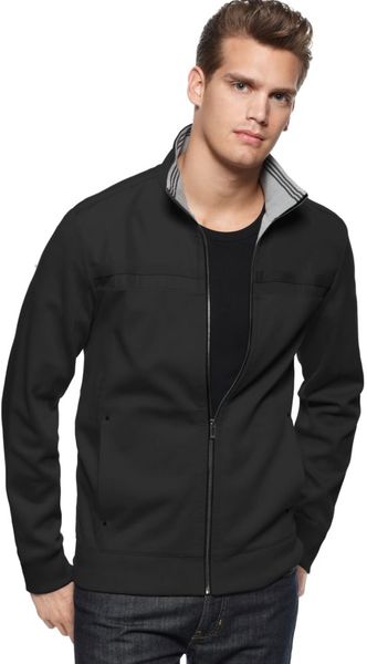 Calvin Klein Long Sleeve Full Zip Track Jacket - Lyst