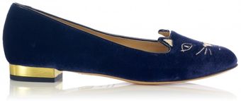 Charlotte Olympia Kitty Flat - Lyst