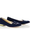 Charlotte Olympia Kitty Flat in Blue (navy) - Lyst