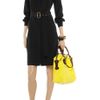 Diane Von Furstenberg Jafar Silk Trenchstyle Dress in Black - Lyst