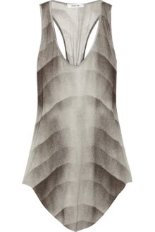 Helmut Lang Twisted Racerback Jersey Tank - Lyst