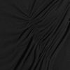 Helmut Lang Leather and Chiffon paneled Asymmetric Jersey Dress in Black - Lyst