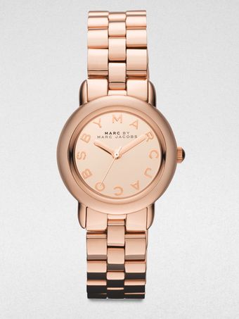 Marc By Marc Jacobs Rose Goldtone Stainless Steel Watch - Lyst