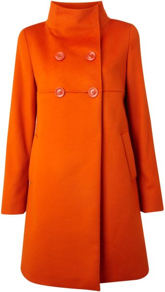 Max Mara Studio Flavio Double Breasted Coat - Lyst