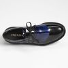 Prada Levitate Kiltie Slip On in Black for Men (black/ colbalt) - Lyst