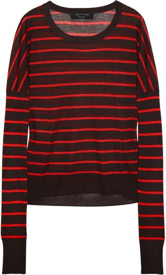 Rag & Bone Hampstead Striped Fine Knit Sweater - Lyst