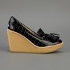 Stella Mccartney Loafer Wedge in Black - Lyst