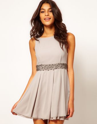 Tfnc Skater Dress With Bauble Embellishment - Lyst