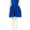 Topshop Texture Pleat Tunic in Blue (cobalt) - Lyst