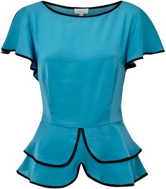 Untold Peplum Top - Lyst