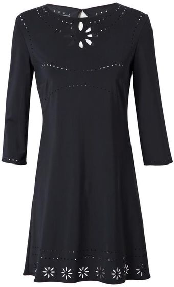 Yasmin Kianfar Laser Cut Lycra Dress - Lyst