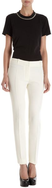 Yves Saint Laurent Straight Leg Pant - Lyst