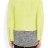 Acne Rita Shearling Biker Jacket in Yellow - Lyst