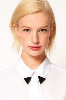 Asos Smooth Triangle Collar Tips - Lyst