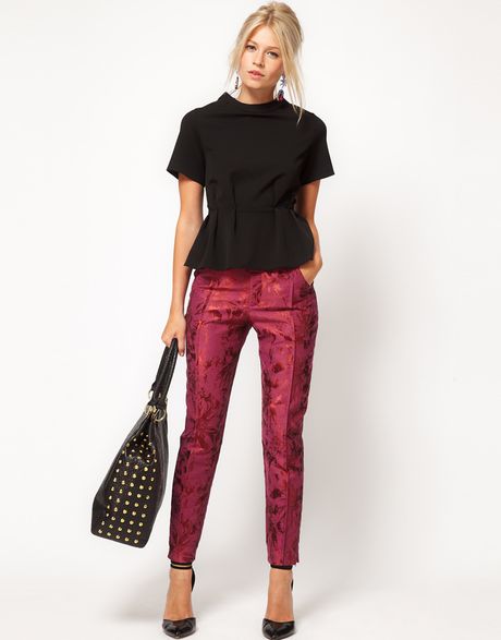 Jacquard Pants eci Womens Menswear Jacquard Knit Pants. by ECI New York. $ $ 34 99 Prime. FREE Shipping on eligible orders. Some sizes/colors are Prime eligible. Product Features flare to your wardrobe with these eci™ Menswear Jacquard Knit Pants Nanette Nanette Lepore Women's Jacquard Pants.