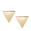 Asos Smooth Triangle Collar Tips in Gold - Lyst