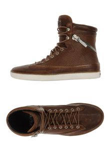 Balmain Hightop Trainers - Lyst