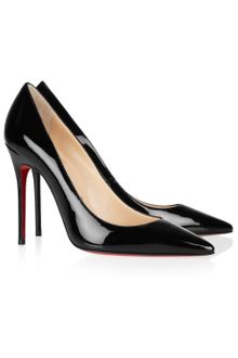 Christian Louboutin Decollete 100 Patentleather Pumps - Lyst