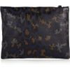 Christopher Kane Leopardprint Leather Clutch in Blue (leopard) - Lyst