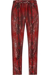 Christopher Kane Silkblend Moire Pants
