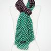 Diane Von Furstenberg Hanovar Scarf in Green (snake wire purple) - Lyst