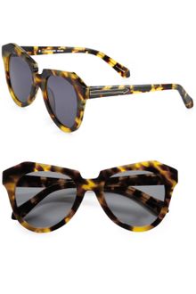 Karen Walker Number One Tortoise Acetate Sunglasses - Lyst