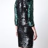 Lanvin Fabourg Appliquéd Sequin Dress in Black (black green) - Lyst